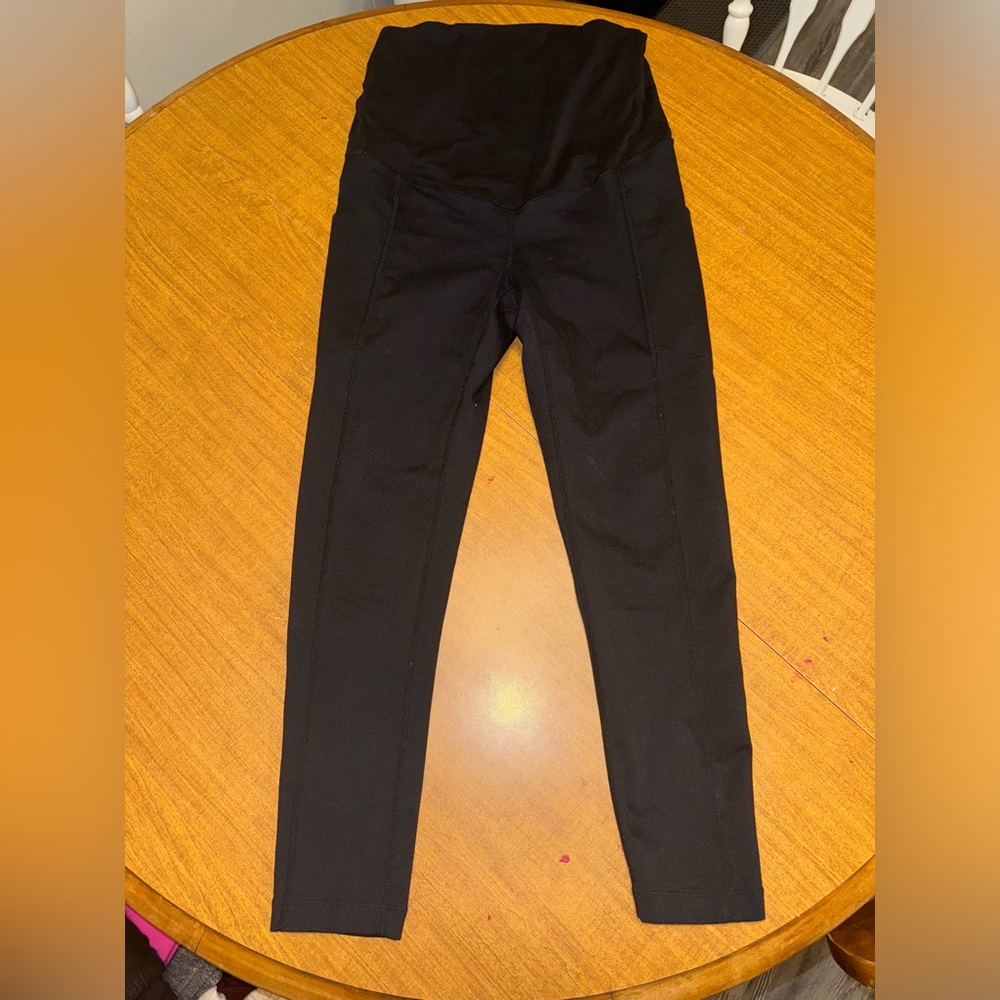 Zella maternity leggings black size small EUC
